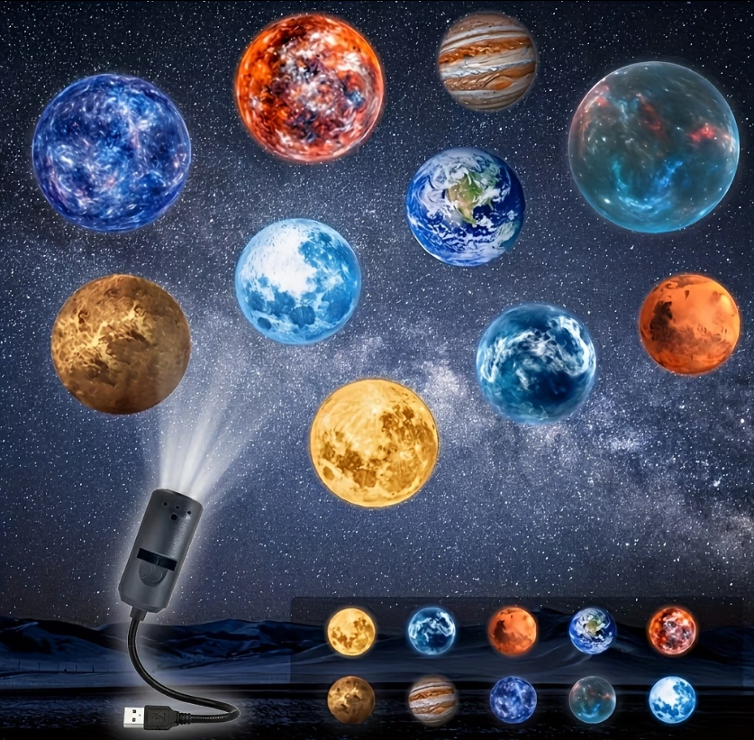 USB Super Projector (Space Planets)
