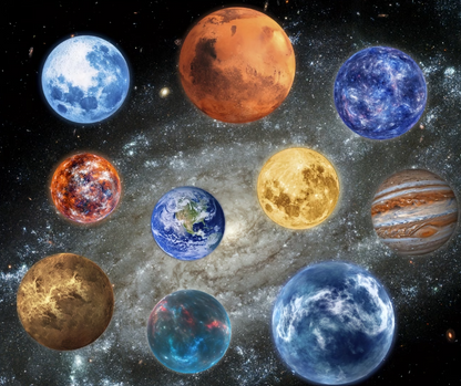 USB Super Projector (Space Planets)