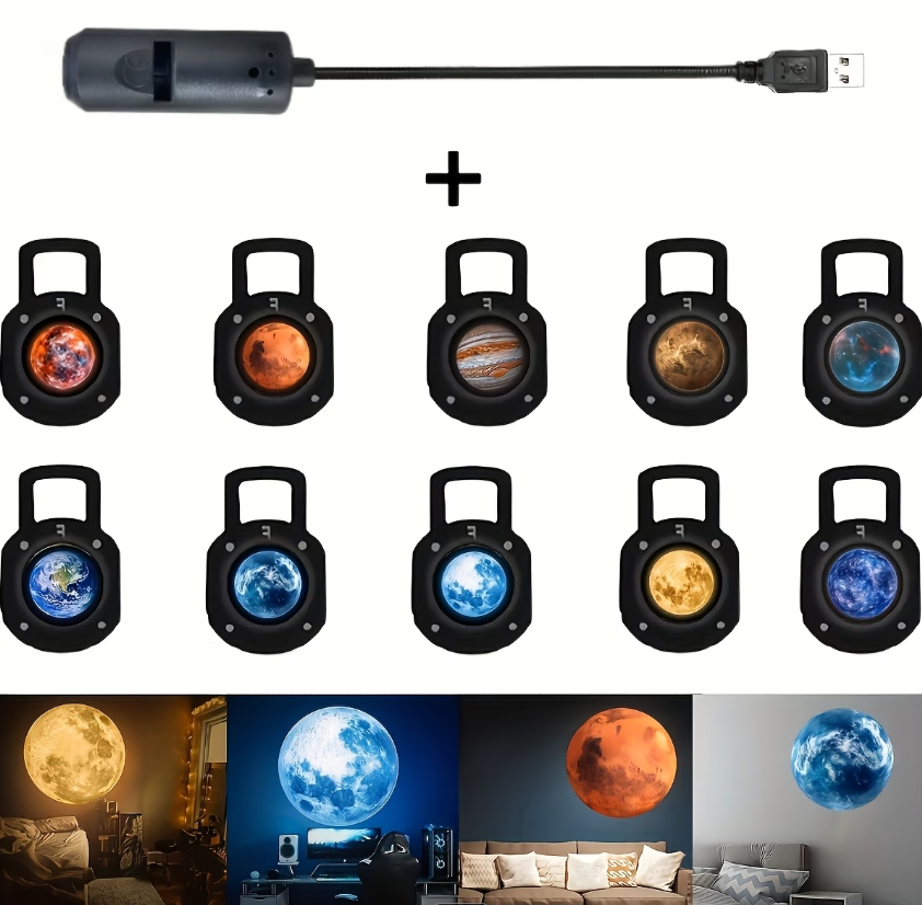 USB Super Projector (Space Planets)